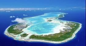 Özel lagünü ve pembe kumlu plajları ile satılık Manuhangi Atoll