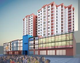 Batum'da yeni bir binada daire