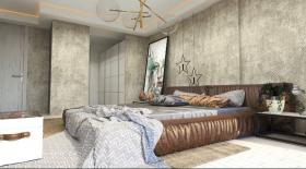 9 müstakil villadan oluşan bir komplekste satılık villa