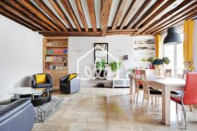 Paris'te 4. bölgede Marais satılık daire