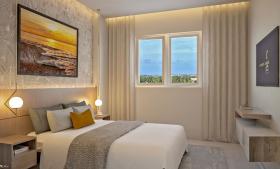 Plaja bir dakika uzaklıkta lüks daire