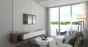 Plaja bir dakika uzaklıkta lüks daire