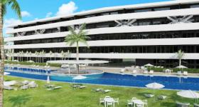 Plaja bir dakika uzaklıkta lüks daire