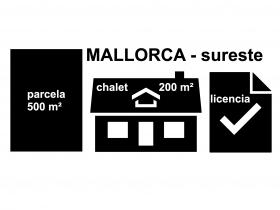 Mallorca'nın güneydoğusunda havuzlu villa için arsa, en iyi konum!