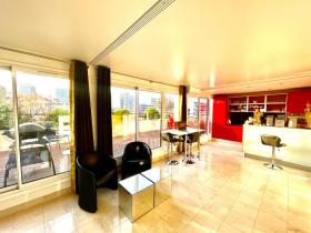 Teraslı ve büyülü Paris manzaralı daire