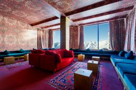 Gudauri kayak merkezinde birinci sınıf otel