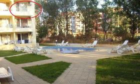 Sunny Beach yakınında güvenlikli sitede daire