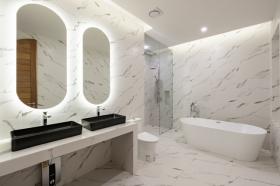 Bophut'ta yüzme havuzlu, yeni döşenmiş muhteşem villa - 3 süit - kiralaması kolay