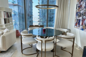 Prestijli Marina Gate 1'de ultra lüks 4 yatak odalı rezidans.