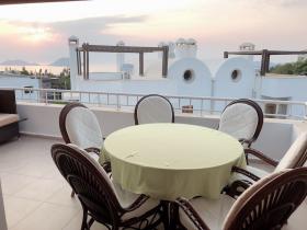 Turgutreis Bodrum'da satılık deniz manzaralı daire