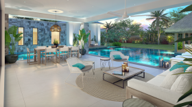 Mauritius'un kuzeyinde 10 lüks villadan oluşan tatil köyü - Mareva Villas
