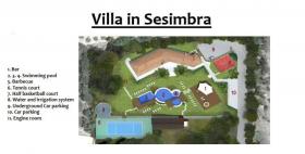 Sesimbra Portekiz'de satılık güzel villa
