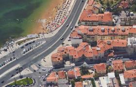 Cascais'te daire plaja 50 metre