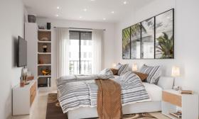 Alicante merkezinde yeni bir evde daire