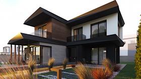 Satılık lüks villa yapım aşamasında